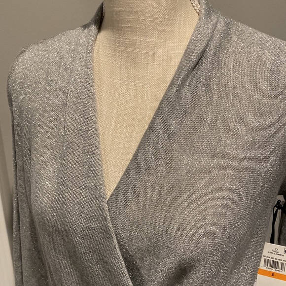 1.State Draped Cross Front Top Size: S - Picture 3 of 16